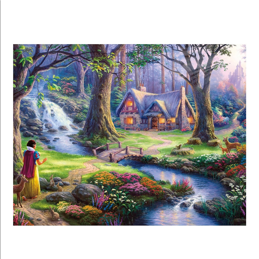 Disney Thomas Kinkade 4 in 1 Puzzle Set - Picture 6 of 16